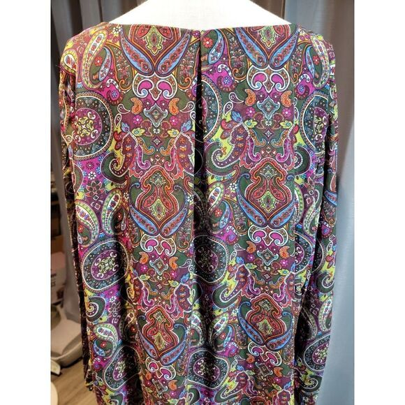 Zac & Rachel Blouse, Plus Size Top - Picture 2 of 9
